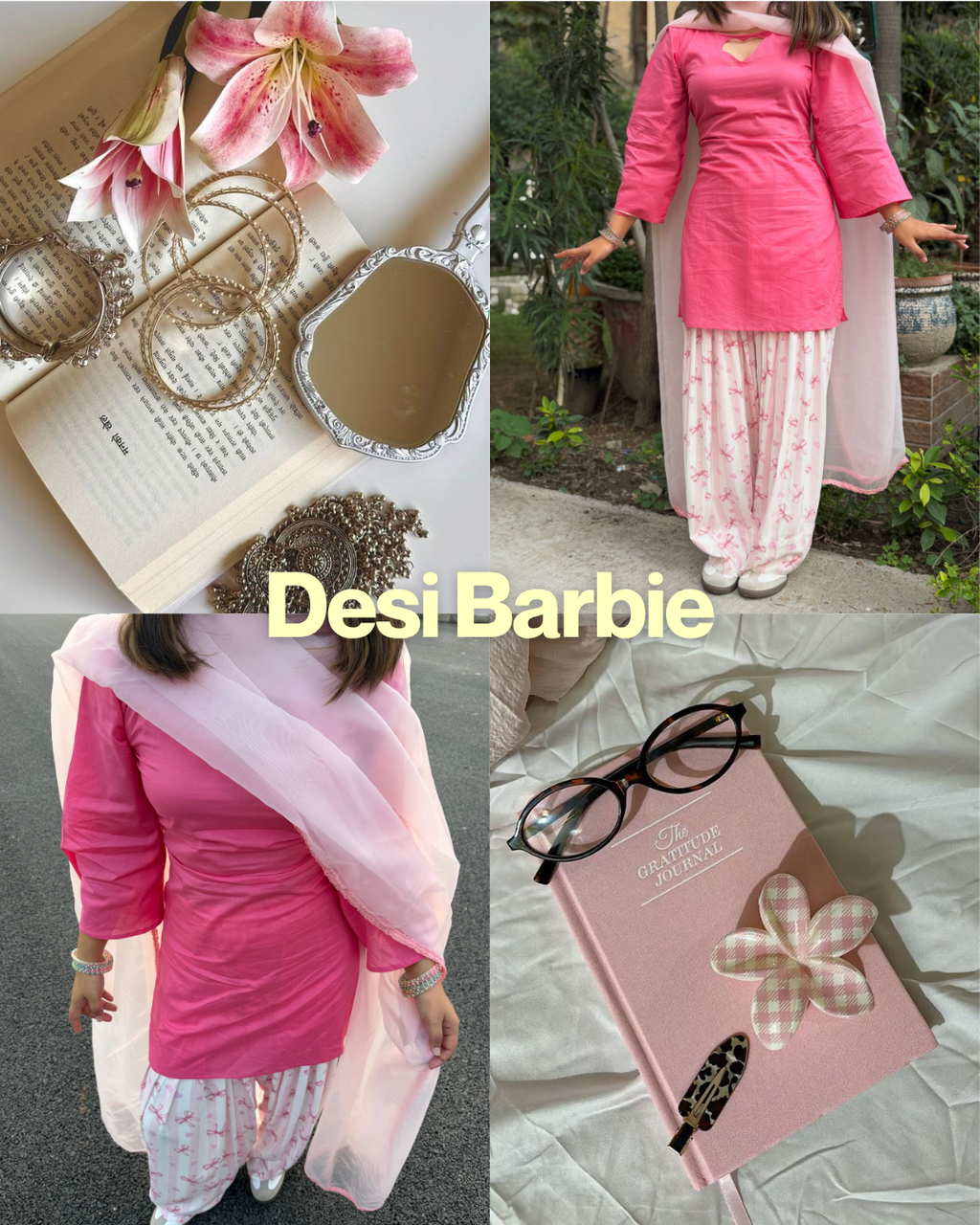 Desi Barbie Farshi Suit Set (3 piece set)