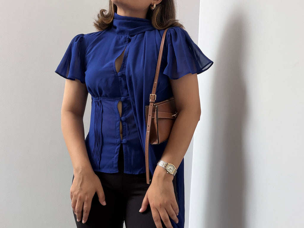 Ophelia Top in Blue
