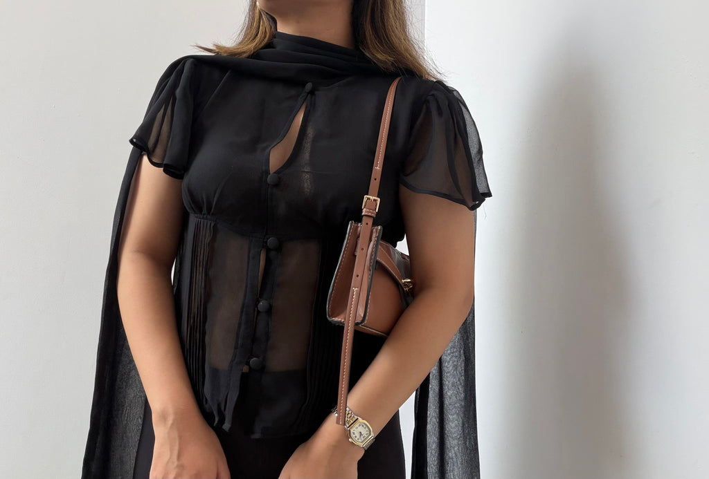 Ophelia Top in Black