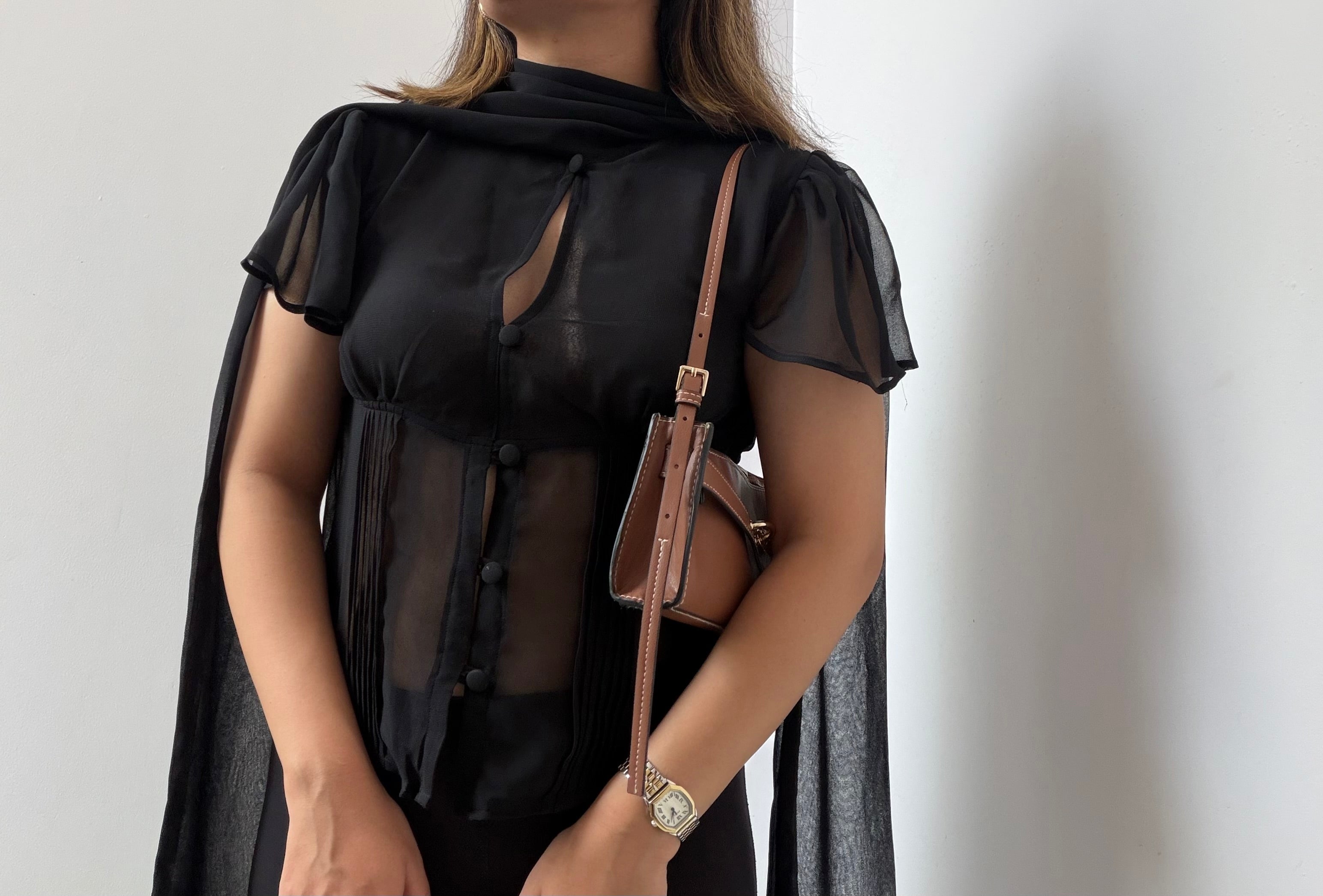 Ophelia Top in Black