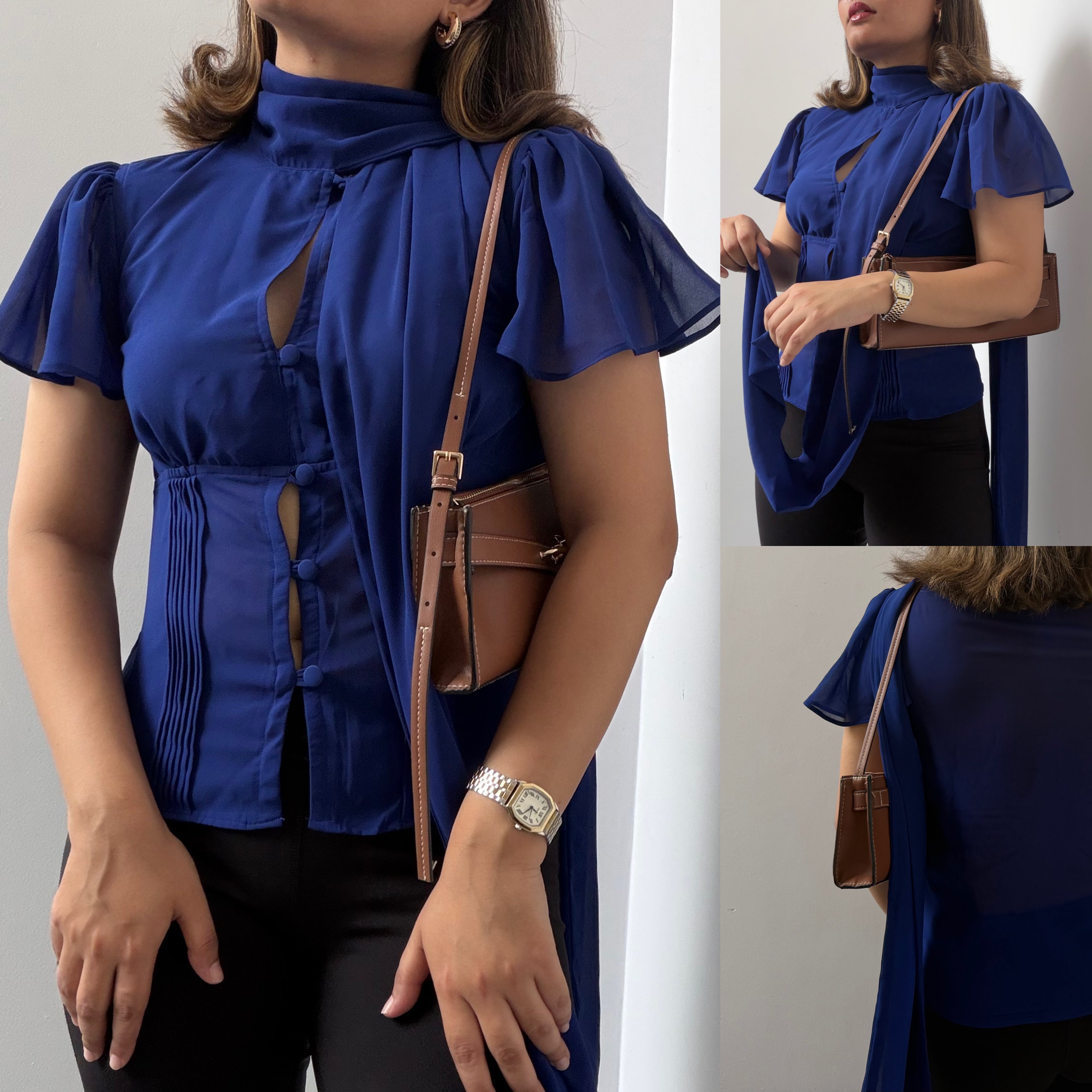 Ophelia Top in Blue
