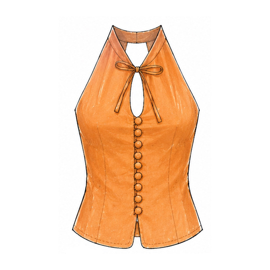 Copper Bloom Top