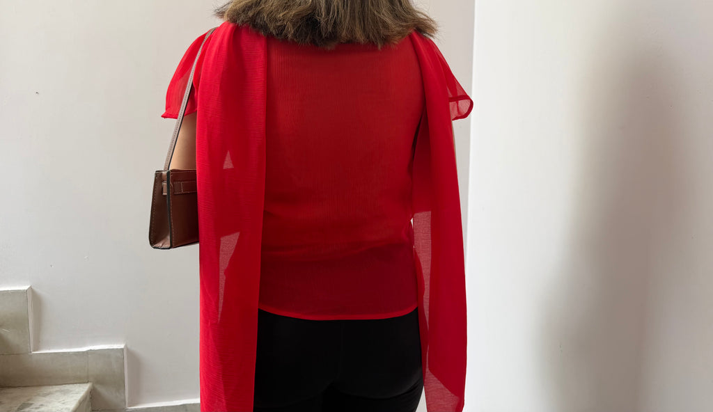 Ophelia Top in Red