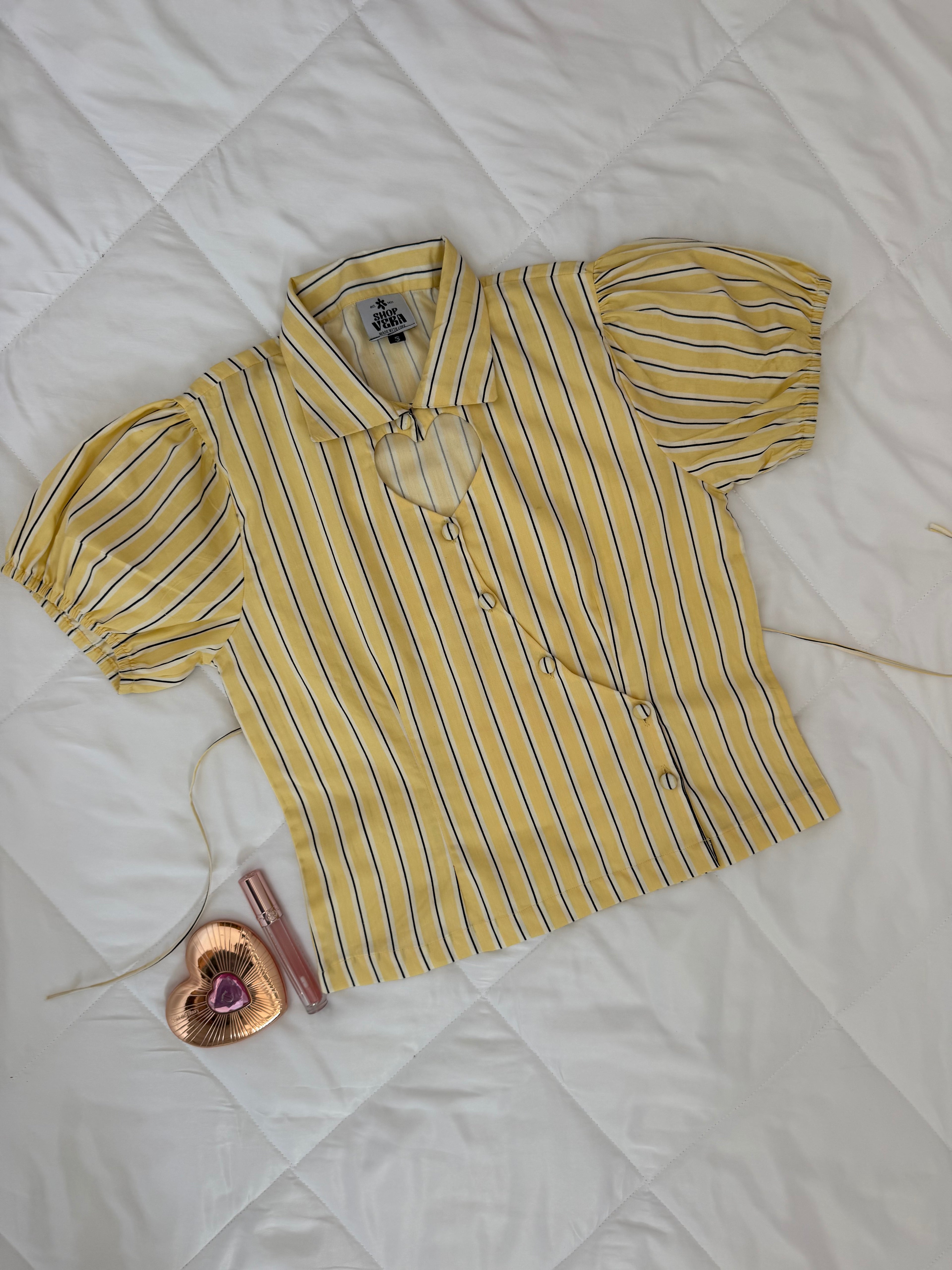 Sabrina Top in Yellow