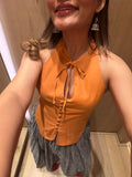 Copper Bloom Top