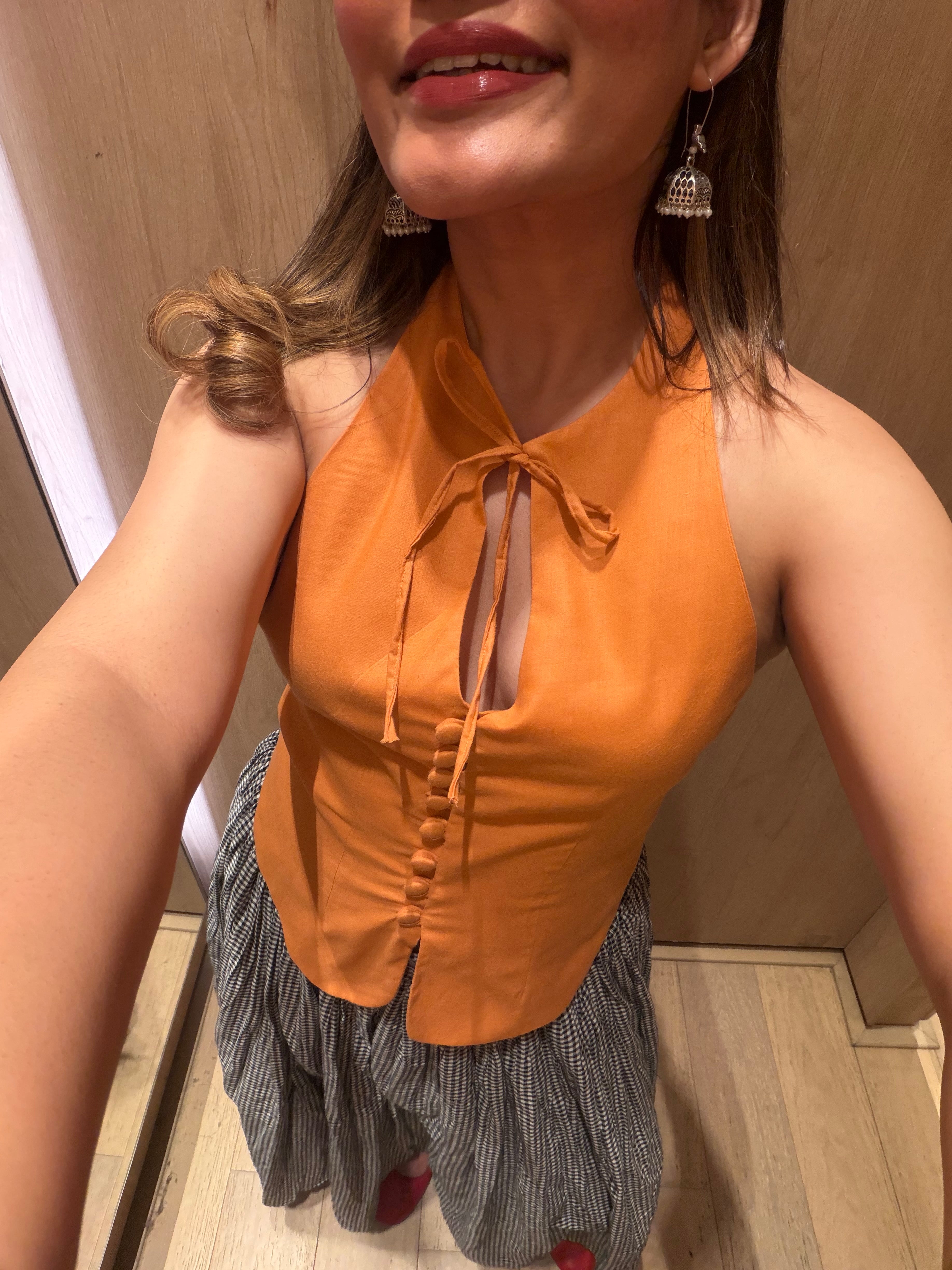 Copper Bloom Top