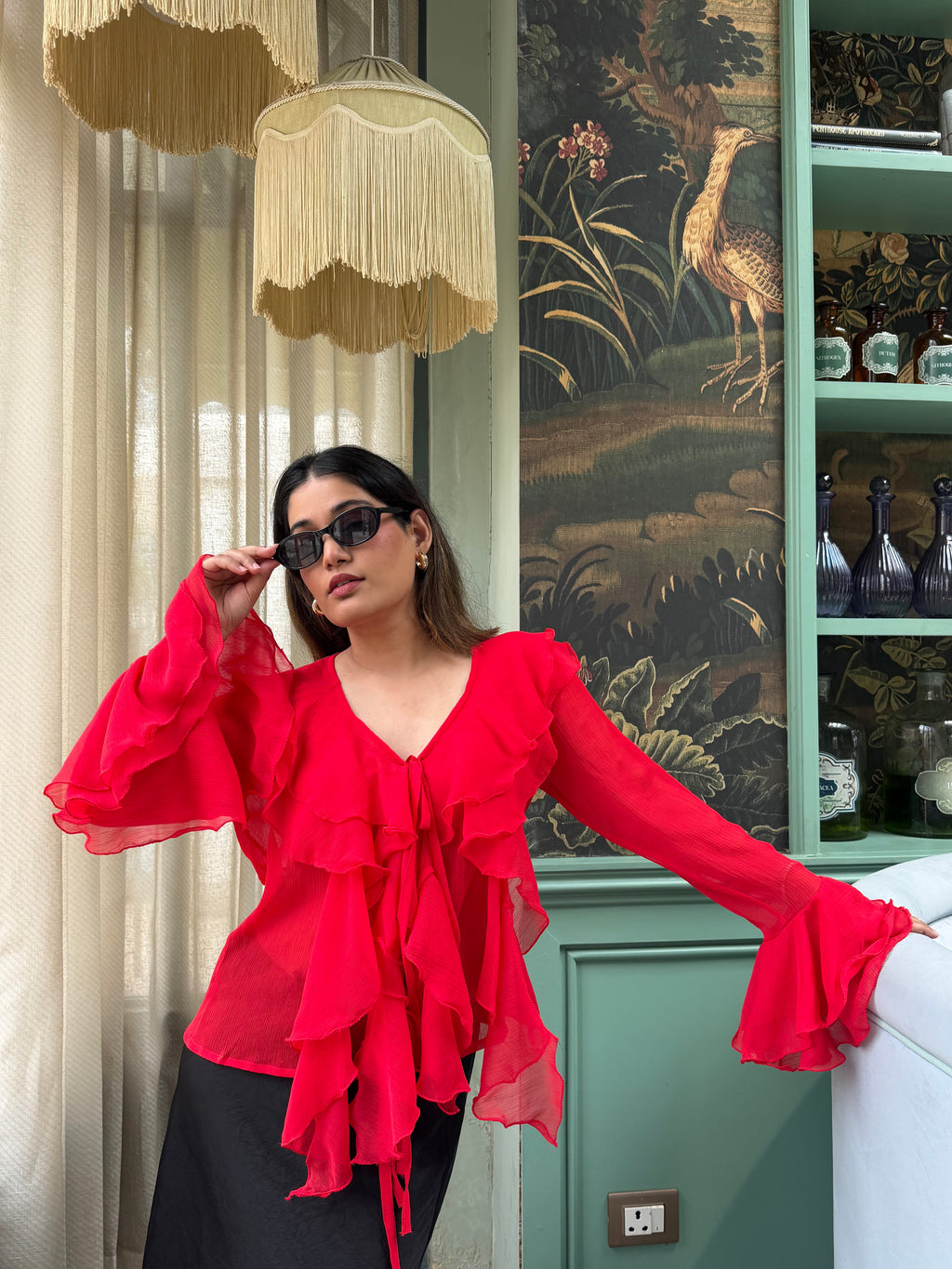 Muse Top in Red