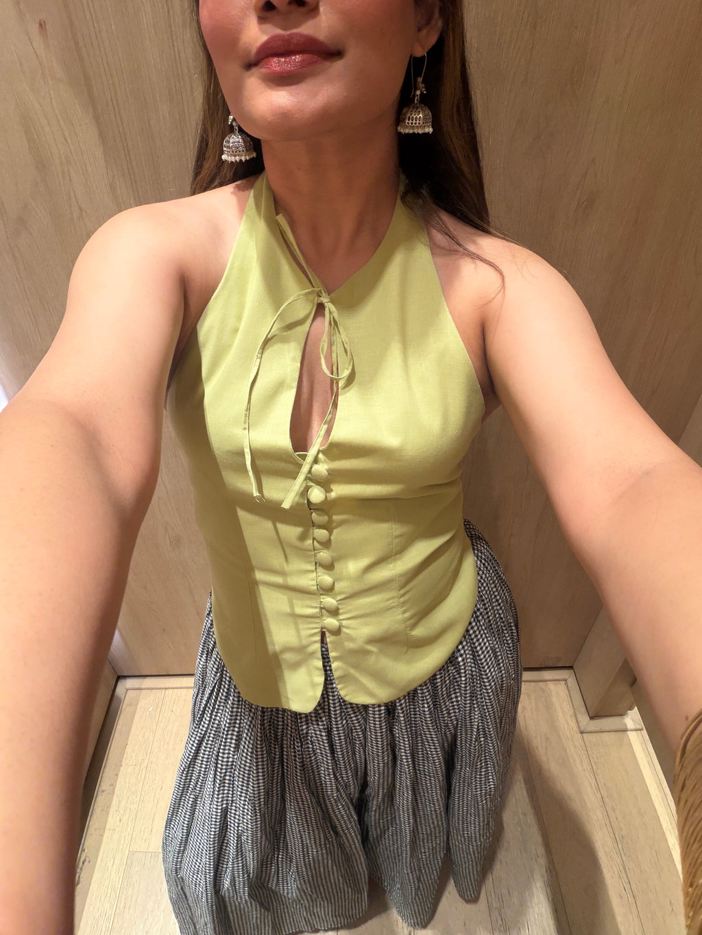 Matcha Bloom Top