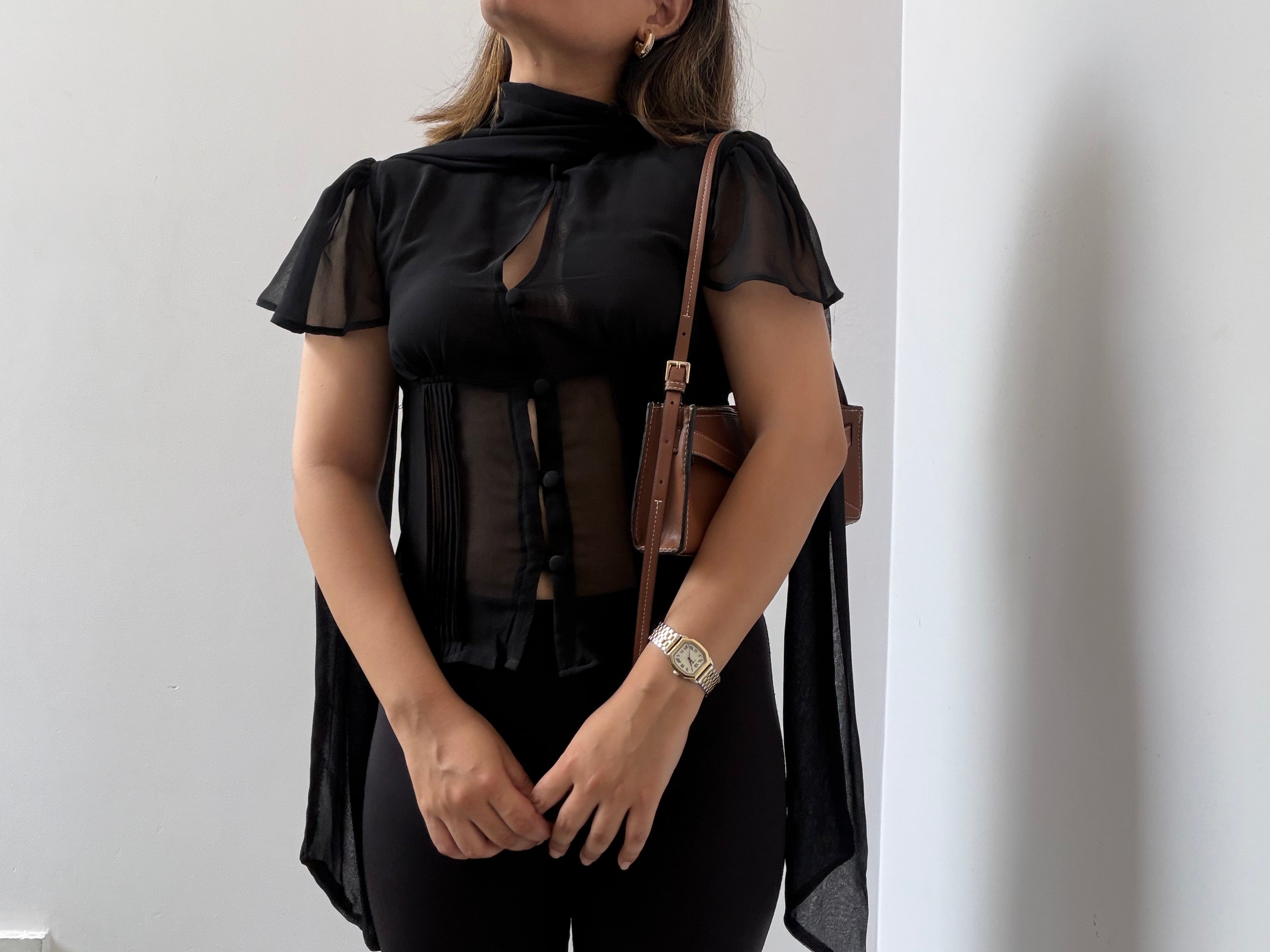 Ophelia Top in Black