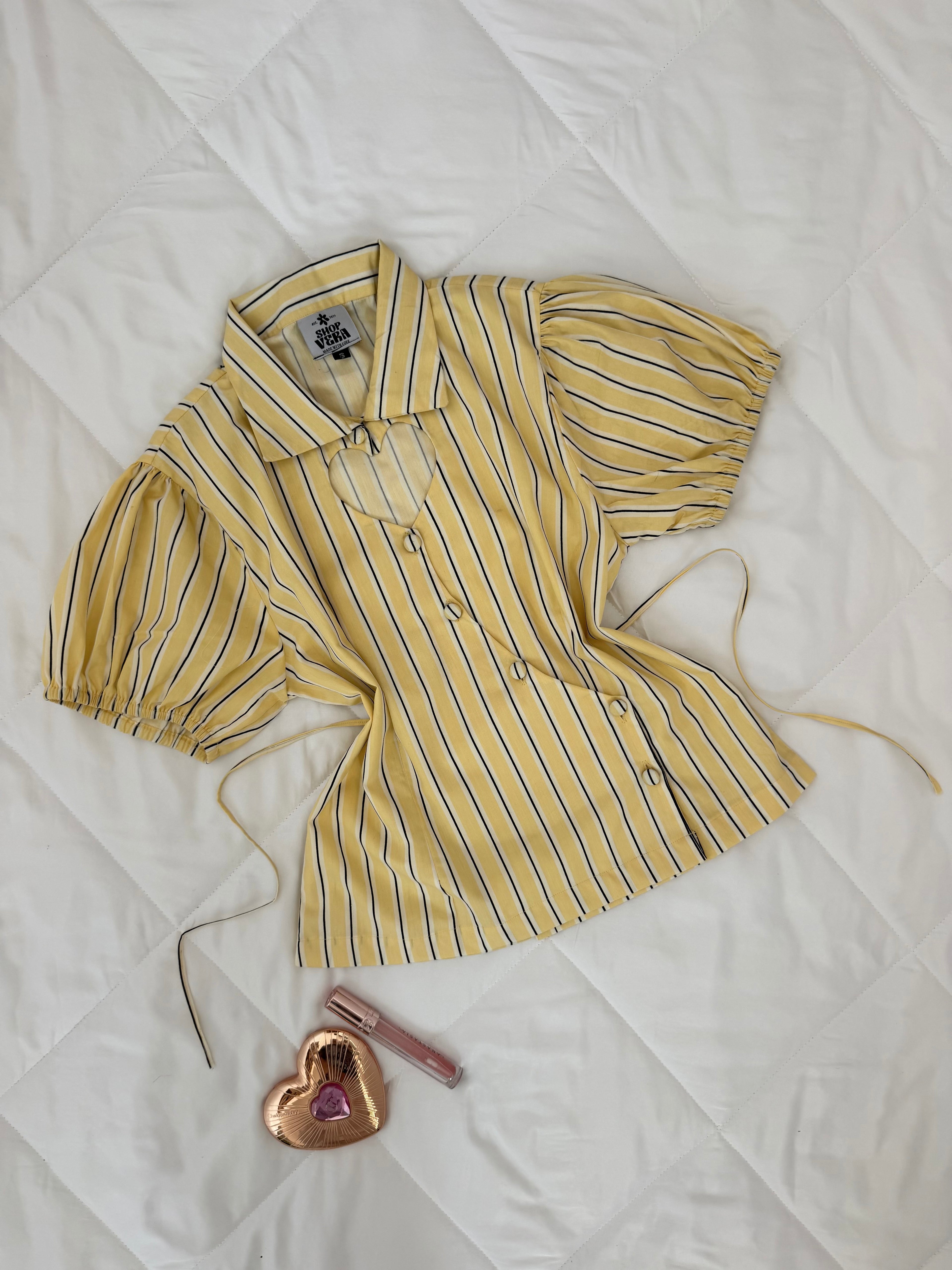 Sabrina Top in Yellow