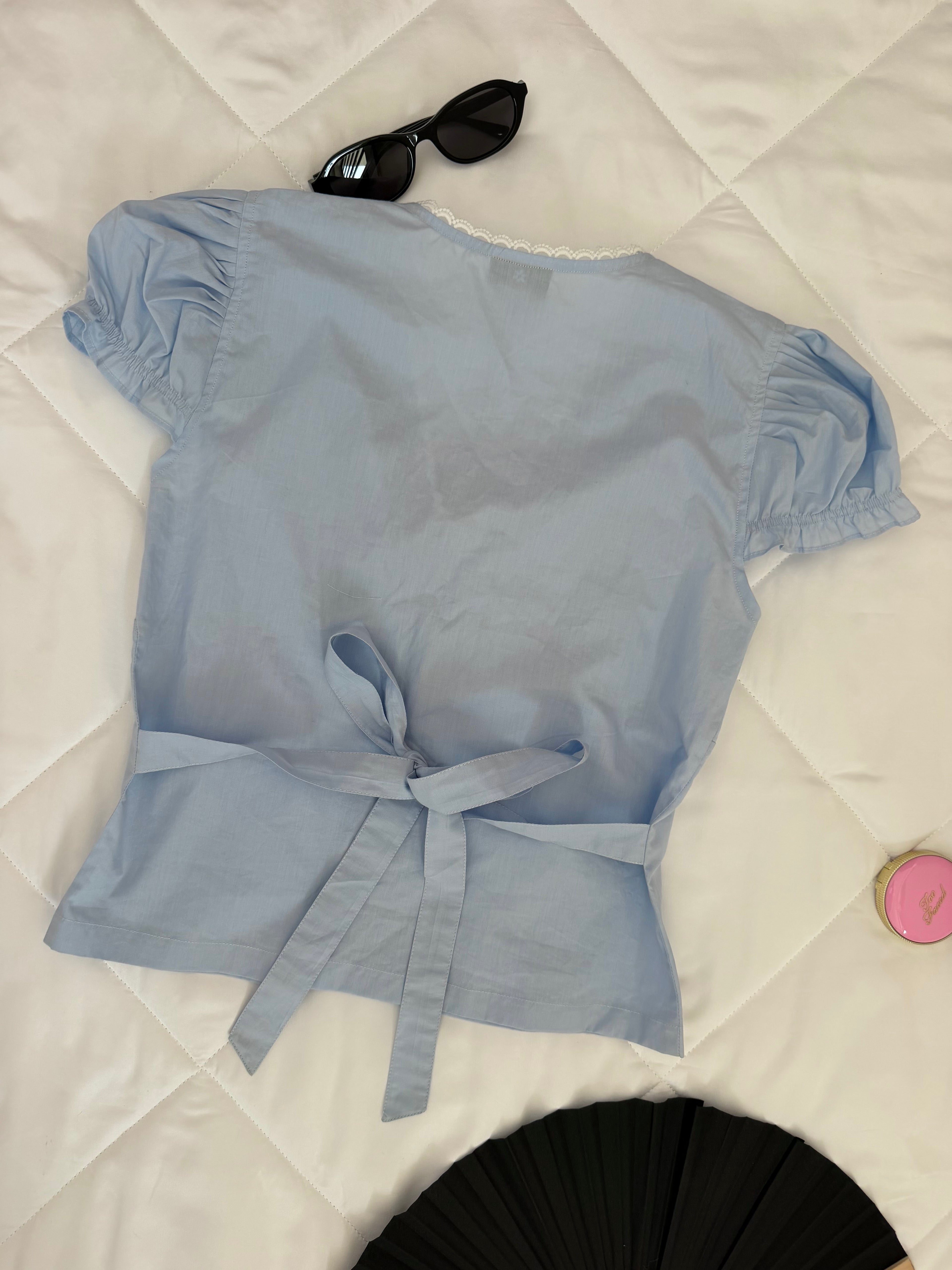 Forget-Me-Not Top in Blue