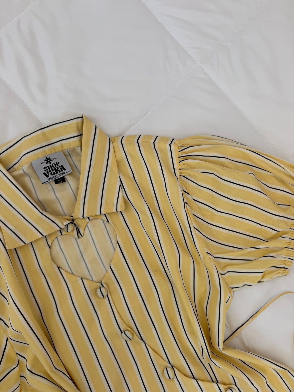 Sabrina Top in Yellow