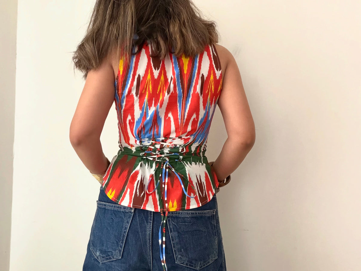 Ikkat Bloom Top