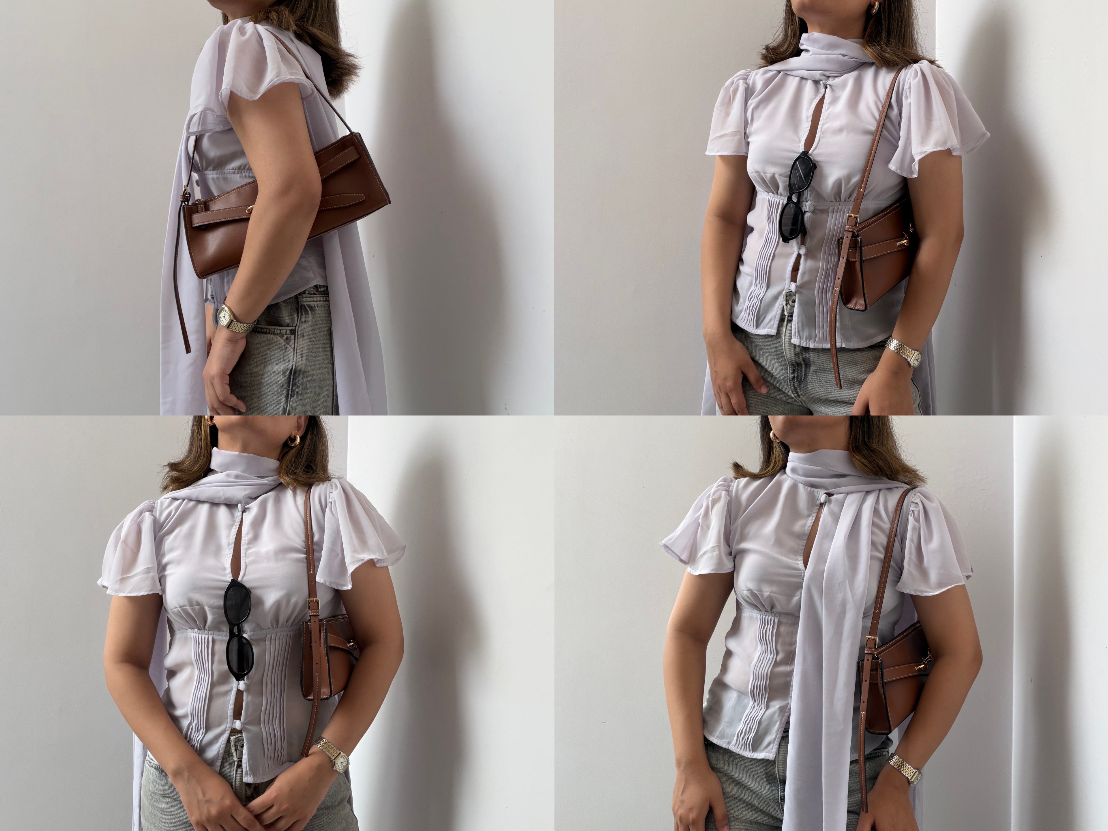 Ophelia Top in Mauve
