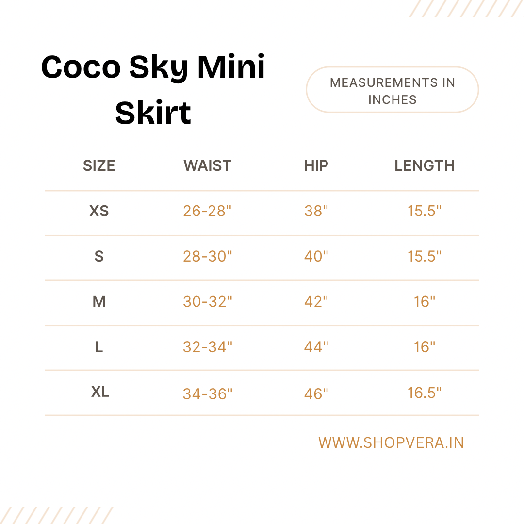Coco Sky Mini Skirt