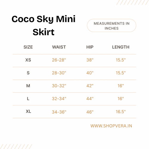 Coco Sky Mini Skirt