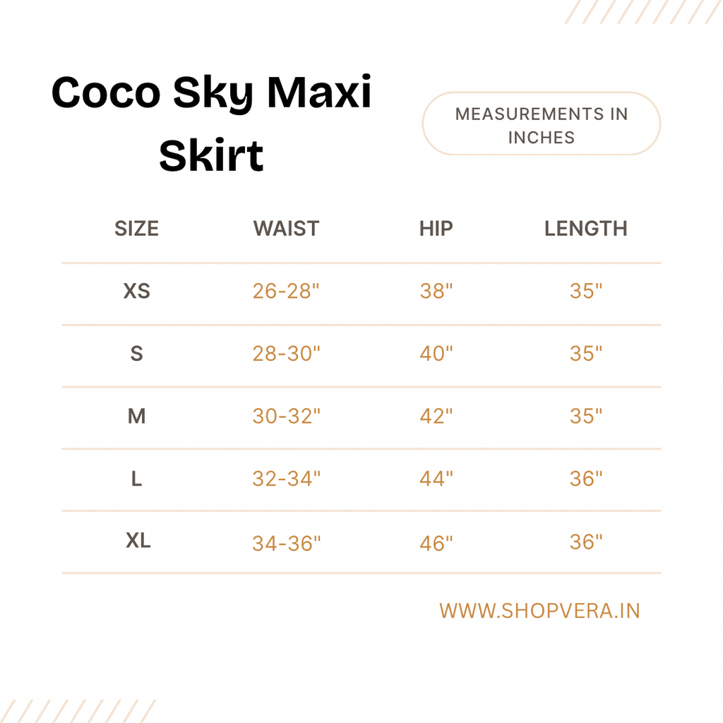 Coco Sky Maxi Skirt