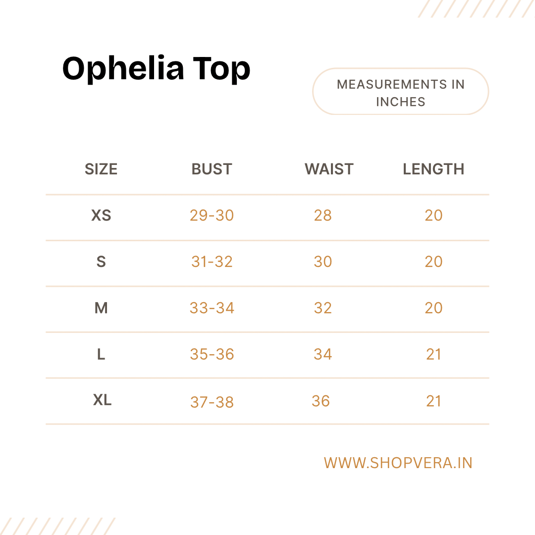 Ophelia Top in Black